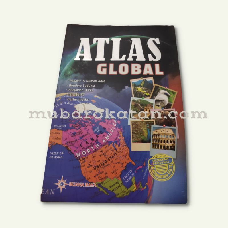buku atlas geografi | atlas peta geografi
