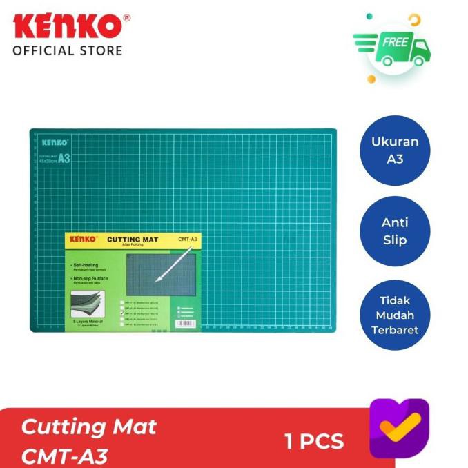 

✨BISA COD✨ KENKO CUTTING MAT / ALAS PEMOTONG KERTAS UKURAN A3