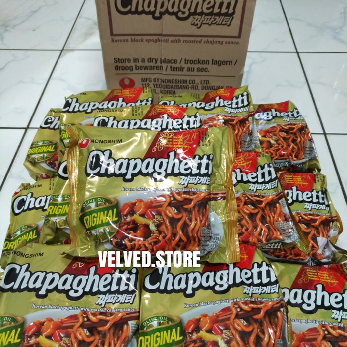 

impor-mie- chapaghetti nongshim original / chapagetti ramdon parasite / ramen -mie-impor.