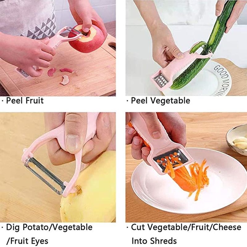 1PCS Multi-function Double Head Grater For Fruit,Vegetable,garlic，ginger Kitchen Useful Gadgets