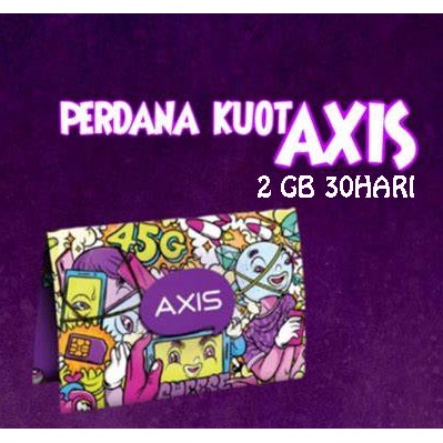 KARTU KUOTA AXIS 2GB 30HARI