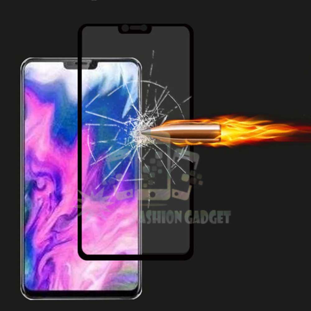 Tempered Glass Vivo V9 2018 Full Colour Bagian Depan Anti Gores Kaca / Screen Protector Pelindung