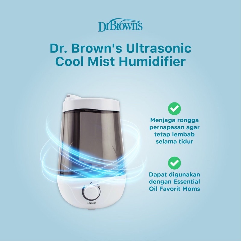 Dr.Brown's Cool Mist Humidifier - Alat Pembersih dan Pelembab Udara