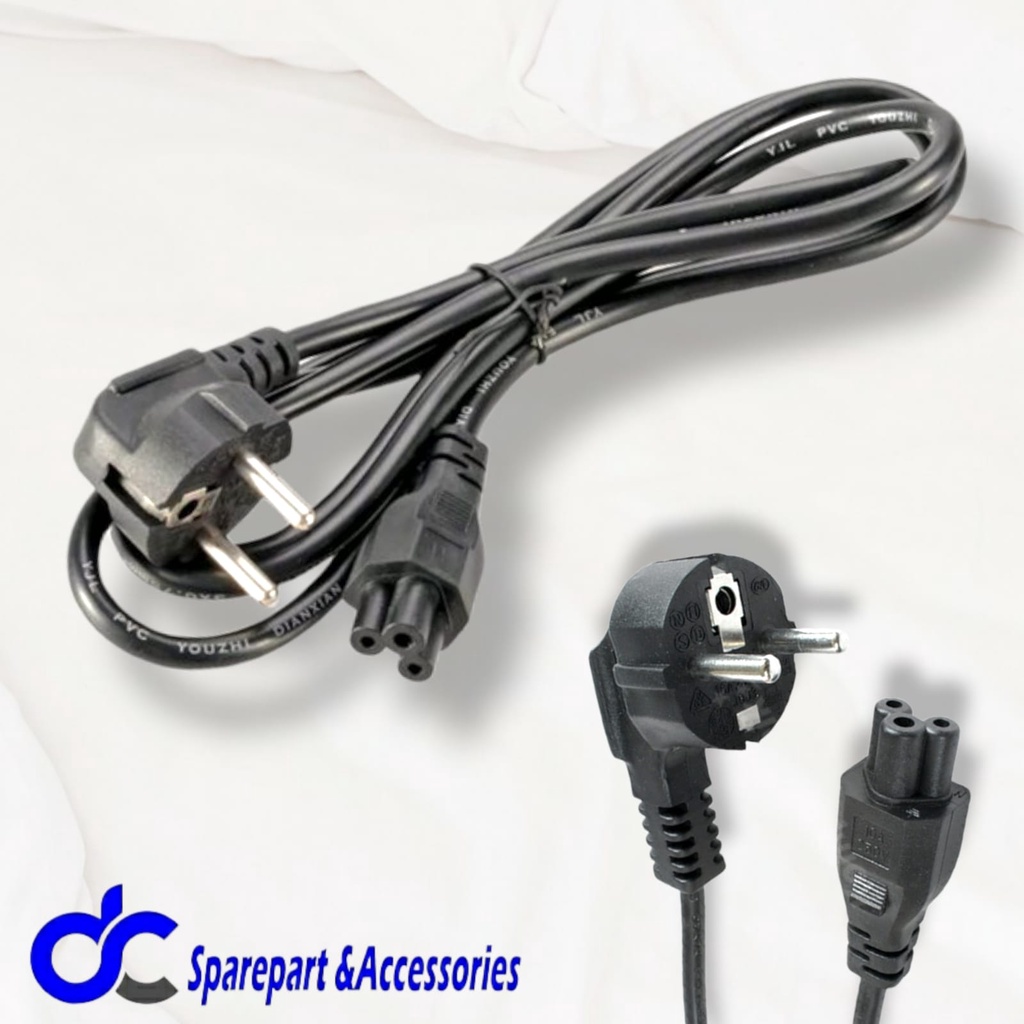 Kabel Power Laptop 1.5 Meter Kabel Notebook Kabel Adaptor Laptop Kabel Laptop 3pin