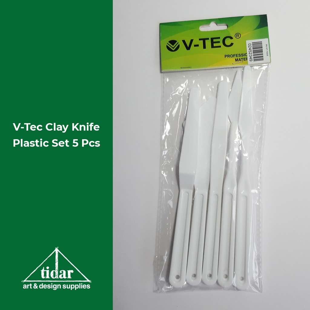 

V-Tec Clay Knife Plastic VT TS/5 - Pottery Sculpting Tool