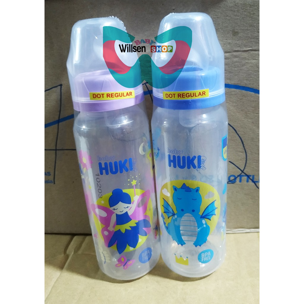 Willsen Huki Baby Botol Susu Dot BULAT 120ml / 240ml