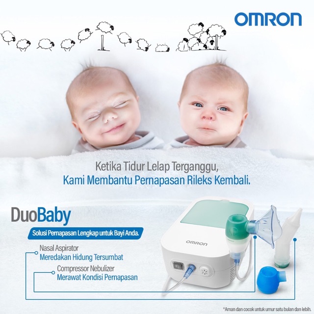 Nebulizer Omron DuoBaby NE-C301-AP/ Nebulizer Omron Duo Baby