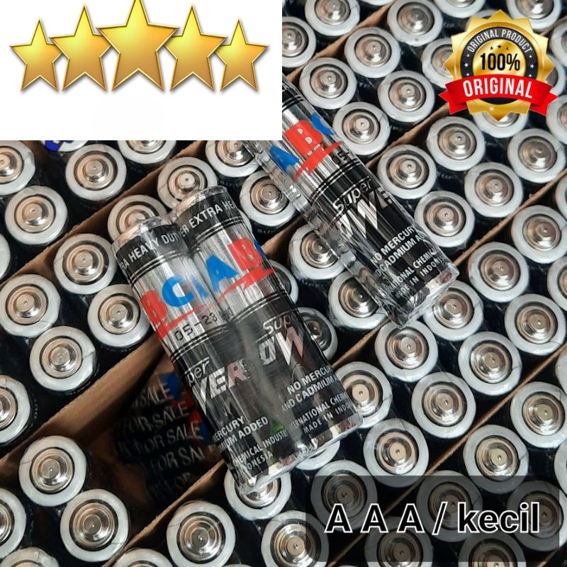 baterai battery batrai ABC ORIGINAL AAA / A3