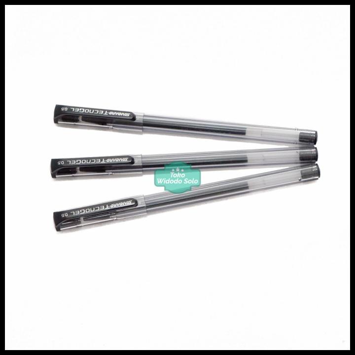 

Pulpen Standard Tecno Gel 0,5Mm Hitam Bolpoin Ballpoint Ecer 1 Buah
