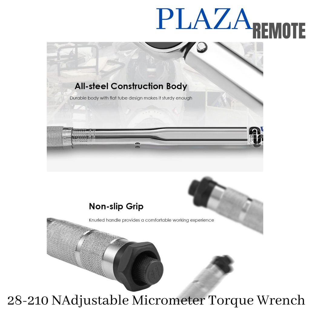 28-210 N Adjustable Micrometer Torque Wrench SPANNER Hand Tool DUAL BULAK BALIK