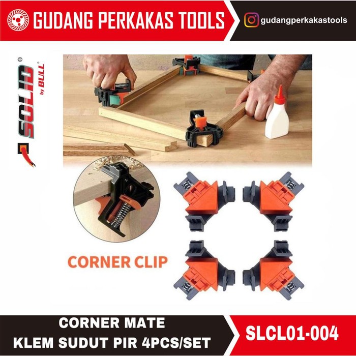 SBO Klem sudut pir / corner mate clamp SOLID SLCL01-004 SEBELUM KEHABISAN