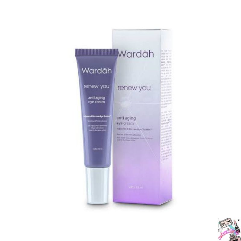 ☃Cutezz_Ching1☃New!!! Wardah Renew You Anti Aging Eye Cream 10ml