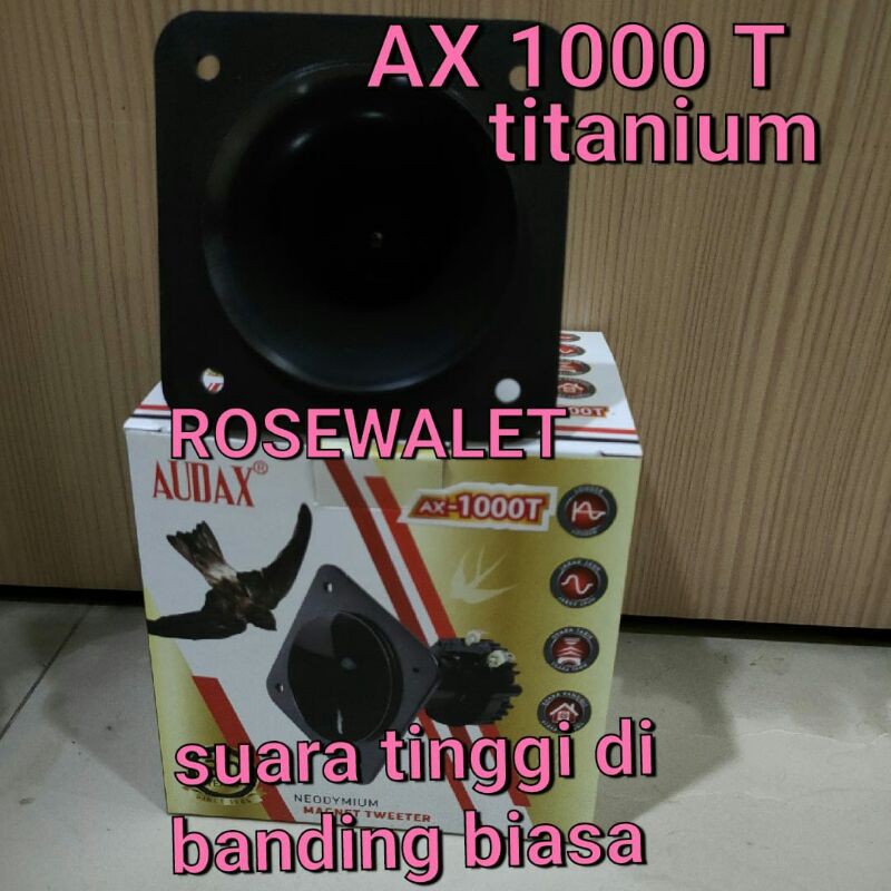 AUDAX AX 1000 T TITANIUM NEODYMIUM MAGNET TWEETER ORIGINAL