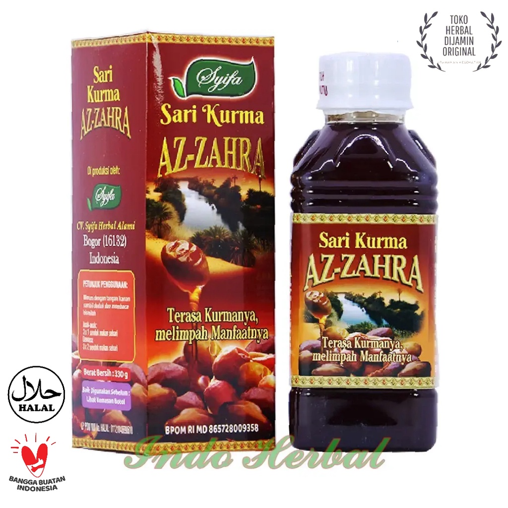 

COD Sari Kurma Az-Zahra 330gr | Sari Kurma Az Zahra Termurah 100% Original