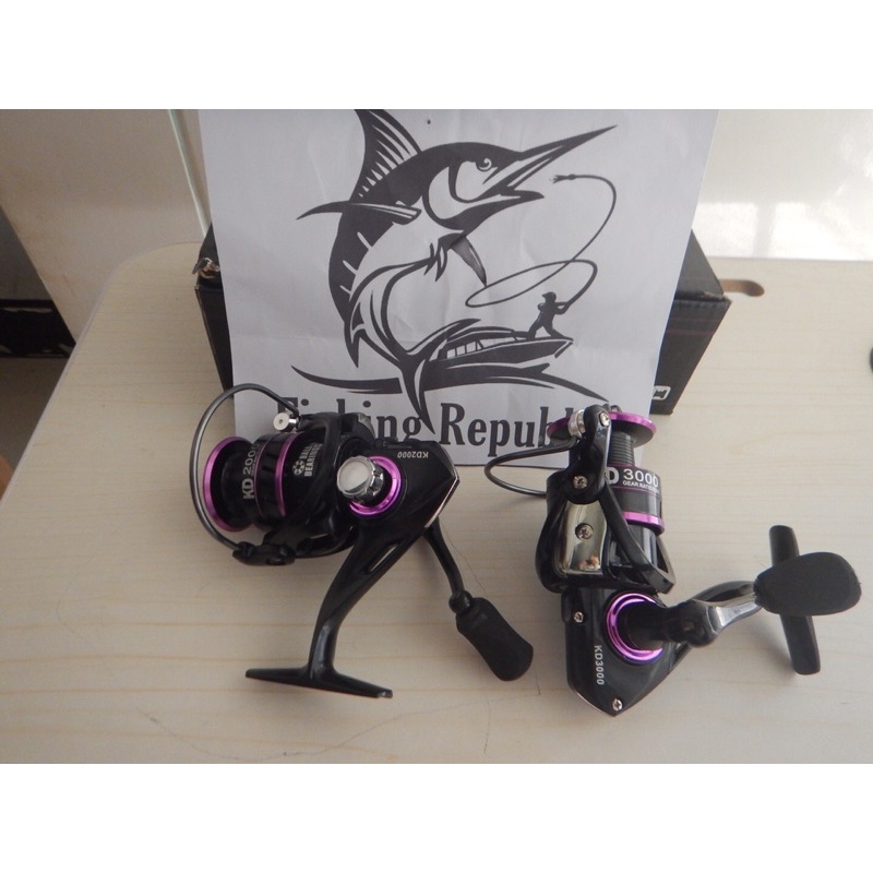 SALE Sfeexun Fishing Reel KD 2000-3000 Maksimal 7kg Bahan Metal Untuk Memancing Di Laut