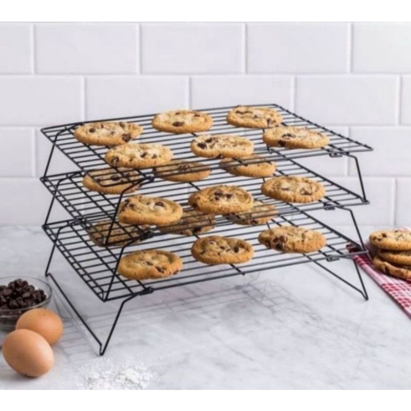 Colling rack susun 3 / rak peniris kue 3 susun