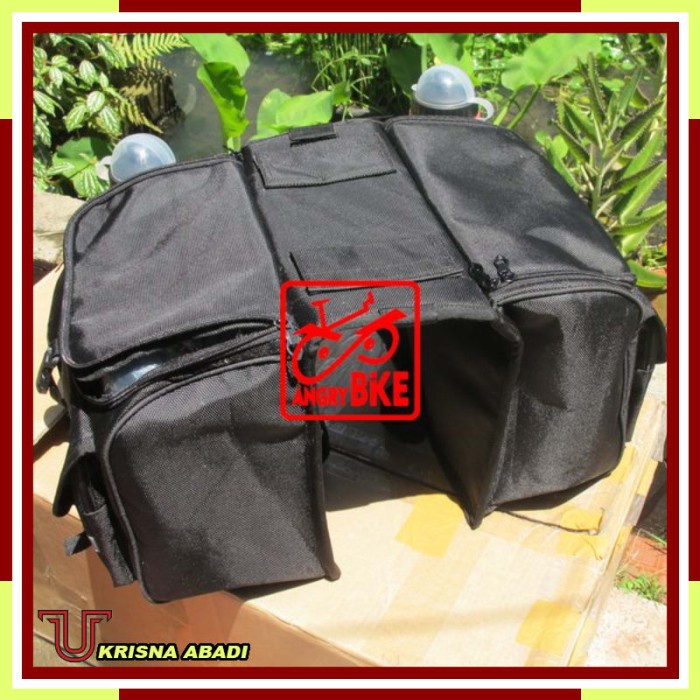 Aksesoris Sepeda - Ud Krisna Abadi No.2 Tas Rak Touring Belakang Pannier Sepeda Double