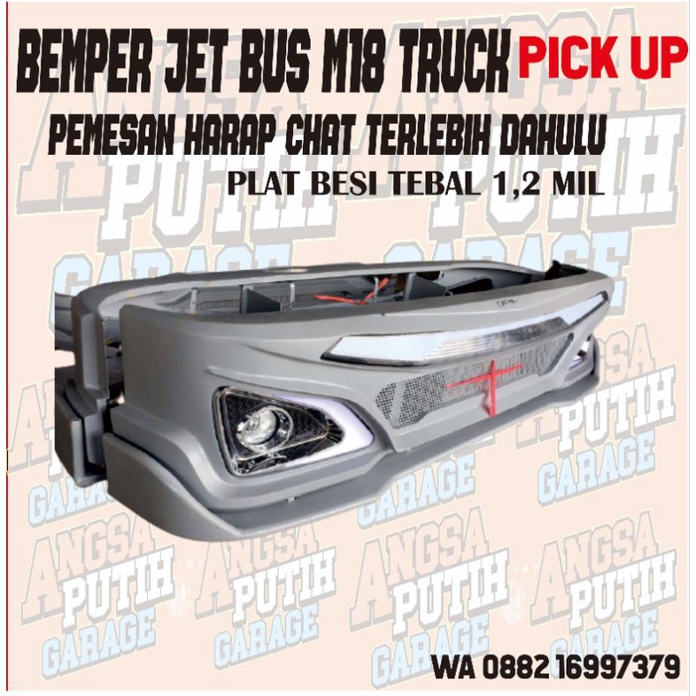 Bemper Truck /PICK UP Jet Bus M18 1SET+HIDROLIS+slebor depan
