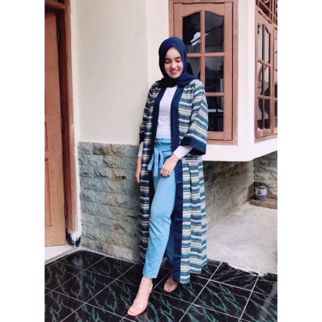 Ethnic kimono longouter