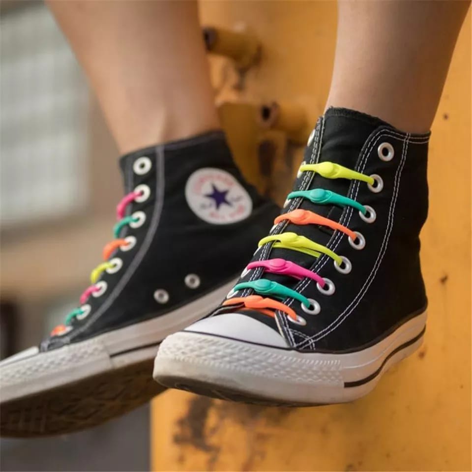 GARANSI ORIGINAL TALI SEPATU INOVATIF BAHAN SILICON TALI SEPATU MODERN