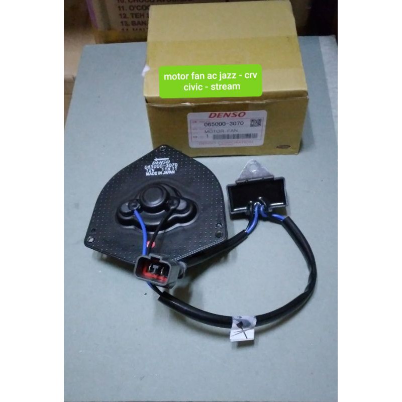 motor fan ac honda jazz - crv - civic - accord - stream original