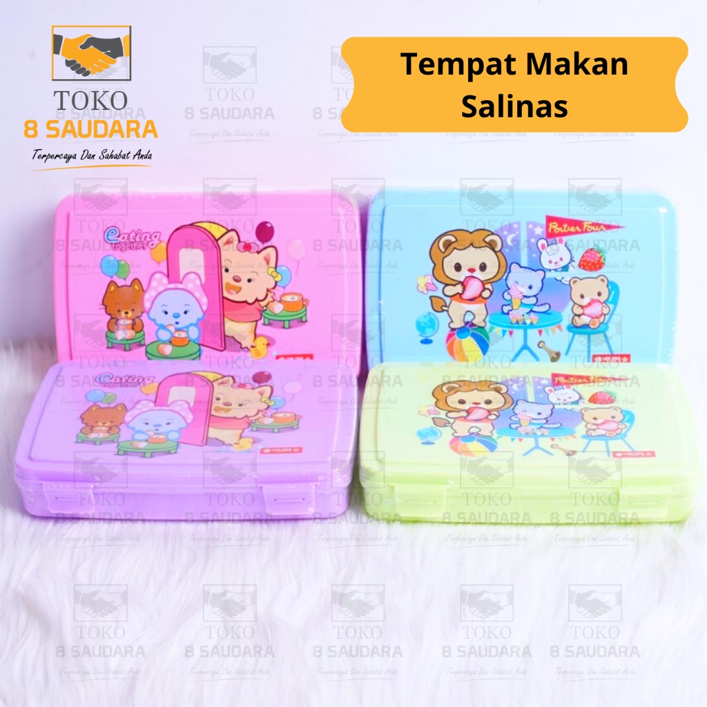 Tempat Makan Salinas Lion Star - Kotak Makan Untuk Anak // Kotak Makan Lucu // Tempat Makan Murah da