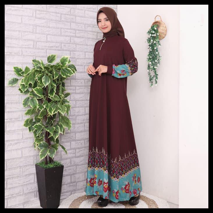 I9T5 BAJU GAMIS WANITA GAMIS CALVIN JEANS GAMIS JUMBO 4L & 5L 9728/9729 - HITAM, XXL 5FJP
