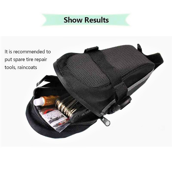 Tas Sepeda bawah Sadel Jok bicycle saddle bag Waterproof anti air