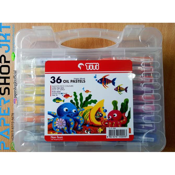 

PROMO GROSIR!!! Titi Krayon Minyak 36 Warna / Crayon 36 Colors Oil Pastels