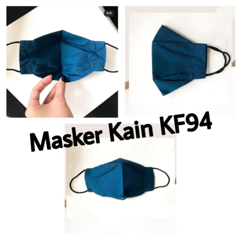 Masker Kain KF94 RESPIRATOR bahan nyaman ANTI VIRUS bisa dicuci