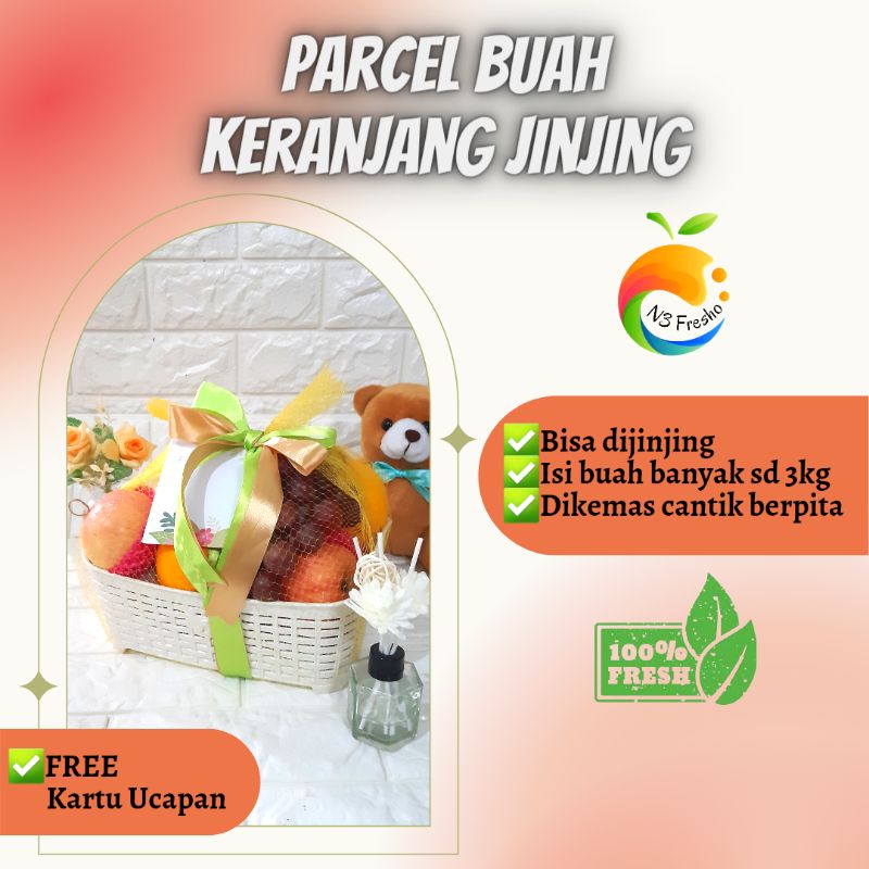 

Parcel Buah Segar Kranjang Jinjing Exclusive Parcel Buah Premium