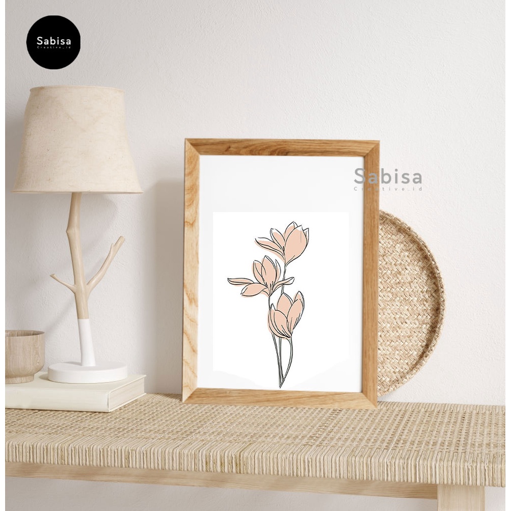 Frame 4R Kayu Jati Belanda Pigura Bingkai Foto