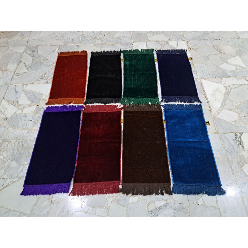 Sajadah Kecil Anak AR RAHMAN polos sujud 35x60CM  ( Grosir/Ecer )