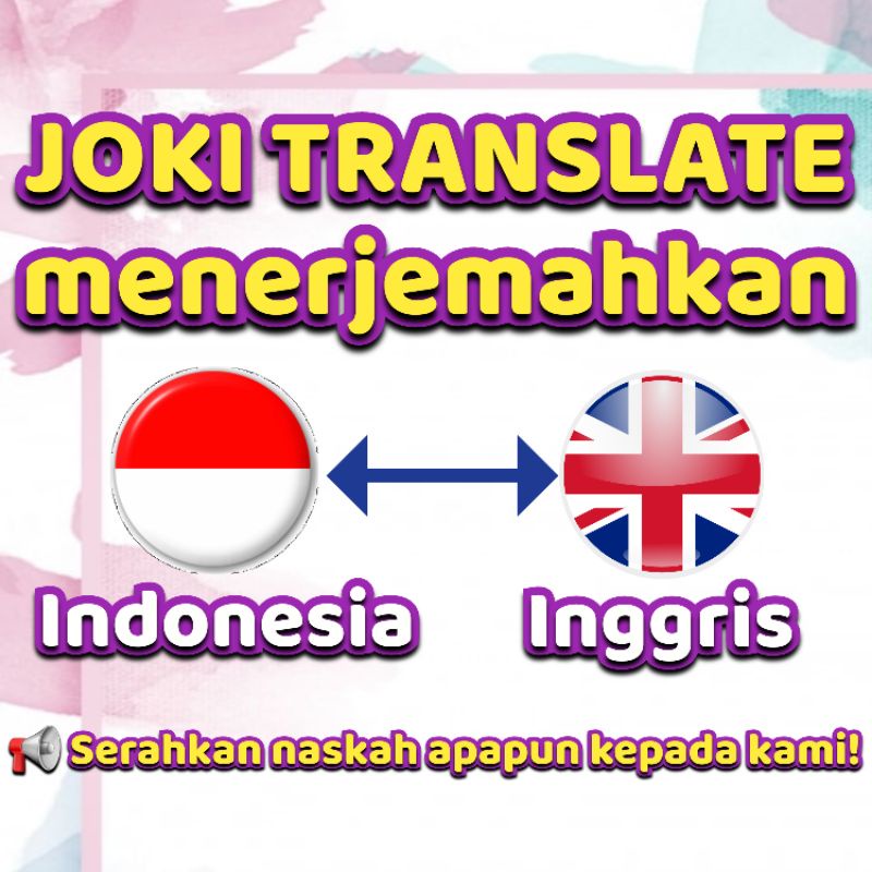 Inggris-indonesia translate Indonesian to