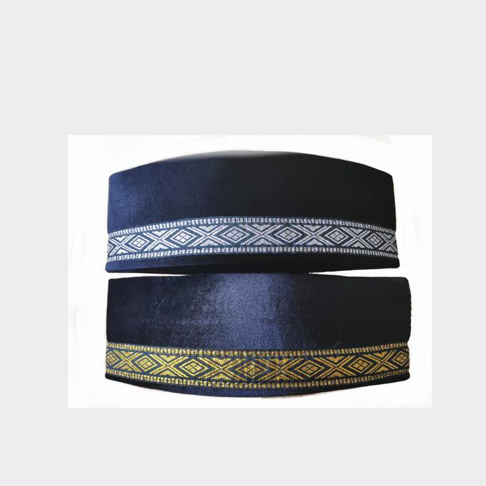 Super Sale  Grosir Peci / Kopiah / Songkok Hitam motif List murah meriah Terbaru