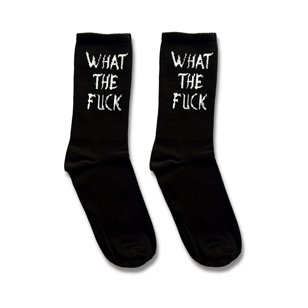 Kaos Kaki Oldschool Skate - Kaos Kaki Premium - Andalusia Official-WTF Hitam