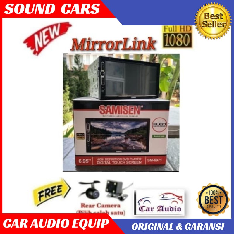 head unit double din jec Best Quality Garansi Original