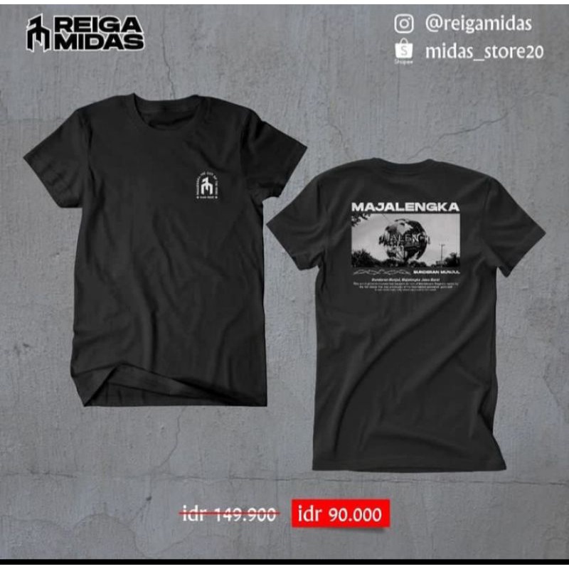 KAOS DISTRO STREETWEAR MAJALENGKA (DESAIN 1)