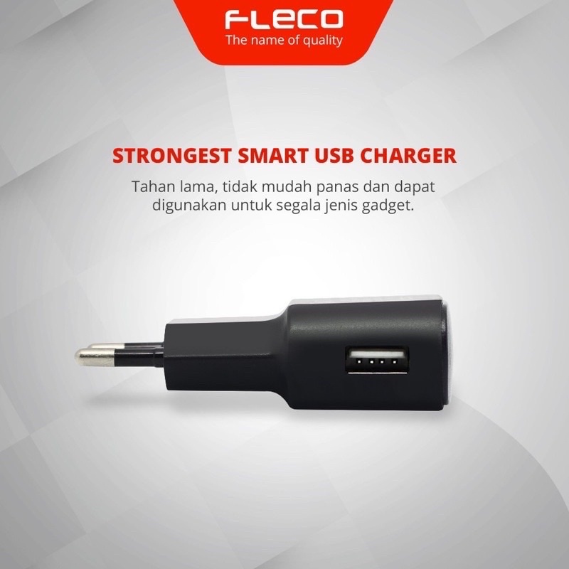 PROMO BATOK CHARGER FLECO F014 1A ORIGINAL