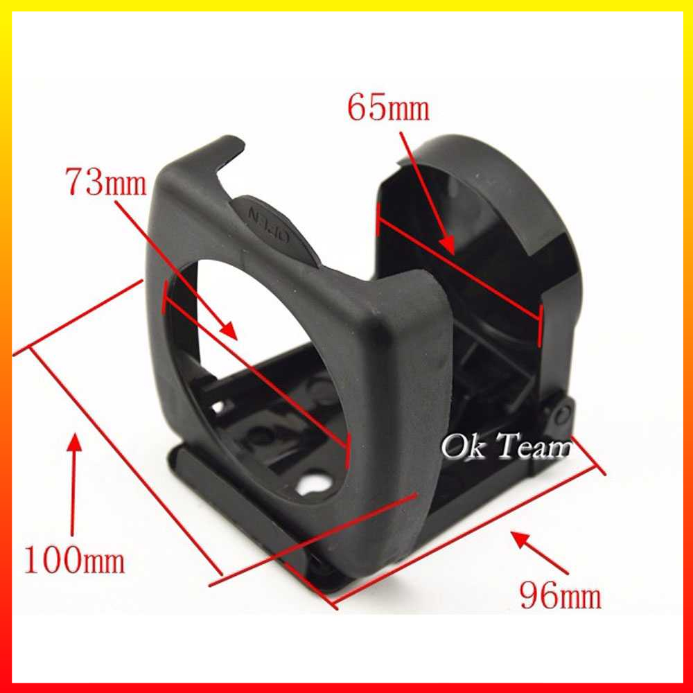 Dudukan Tempat Botol Minum Gelas Multifungsi Car Cup Holder Set Skrup RJT - 7CRS0YBK