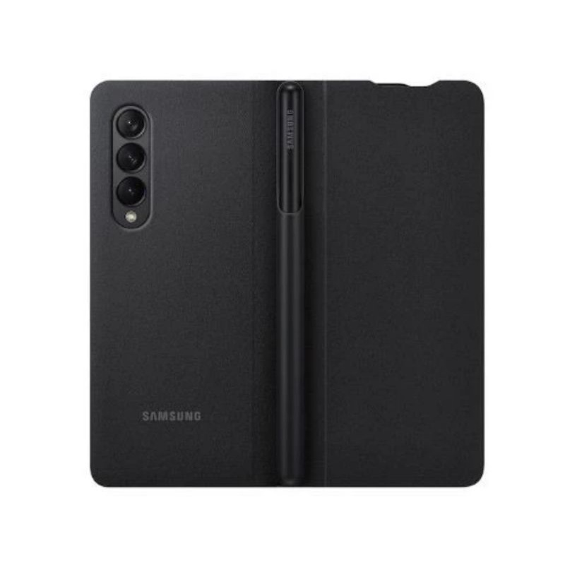 SAMSUNG Flip Cover With S Pen Galaxy Z Fold 3 5G Fold3 Case Original