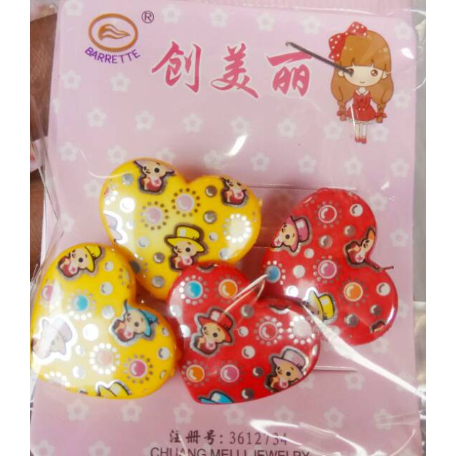 Jepit rambut 24 pcs poni nylon hardgrosir