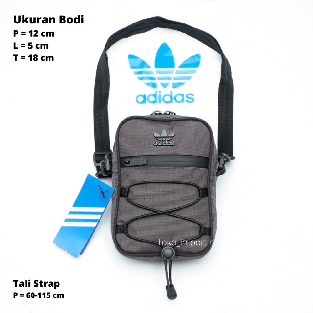 Slingbag Adidas Pria Import Mirror Original / Tas Selempang Unisex