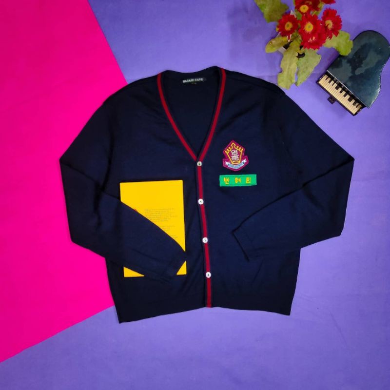 Cardigan Crop Academia Young Hoon (YH 3-5)