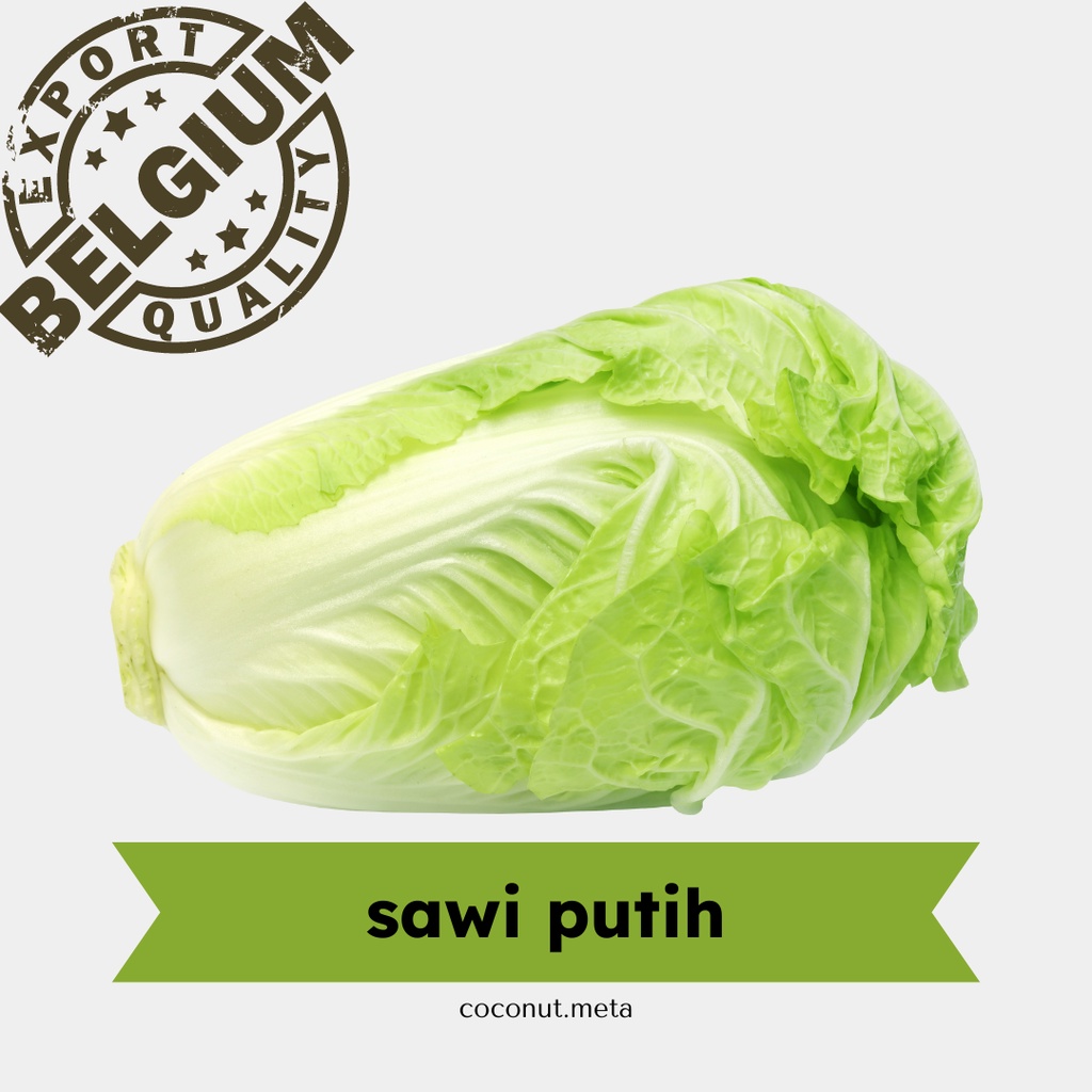 

Sawi Putih Super 1kg / Cabbage by Coconut Meta