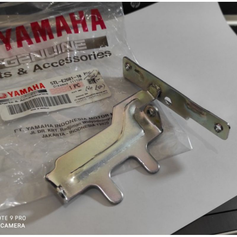 BRACKET PLAT DUDUKAN COIL MIO SPORTY MIO SOUL LAMA FINO KARBU ORIGINAL YGP