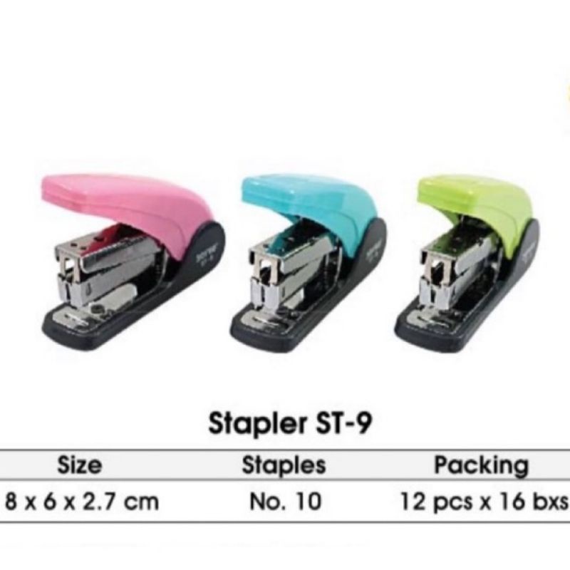 

JOYKO Staples ST-8 Dan ST-9 Stapler Jepretan Kertas Power Save Kuat Dan Hemat Tenaga