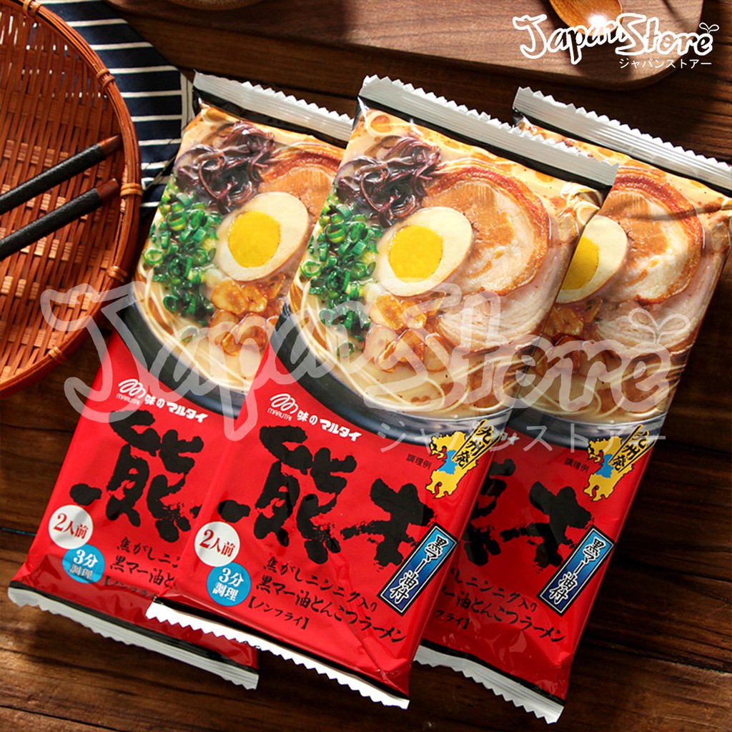 

Marutai Kumamoto Kuro Mayu Tonkotsu Ramen [186 Gram] [2 Porsi]