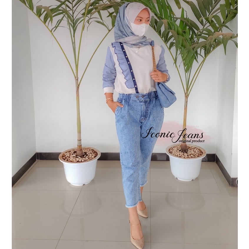 FEYA BOYFRIEND JEANS/ CELANA BOYFRIEND 7/9 KOREAN STYLE