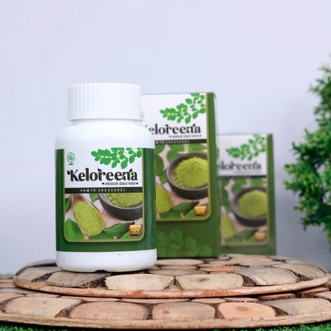 Keloreena Isi 50-100 Kapsul Original Asli Obat Ekstrak Daun Kelor Herbal Bpom